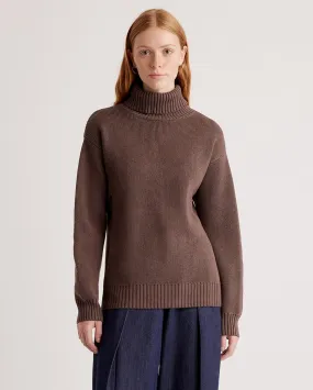 100% Organic Cotton Turtleneck Sweater