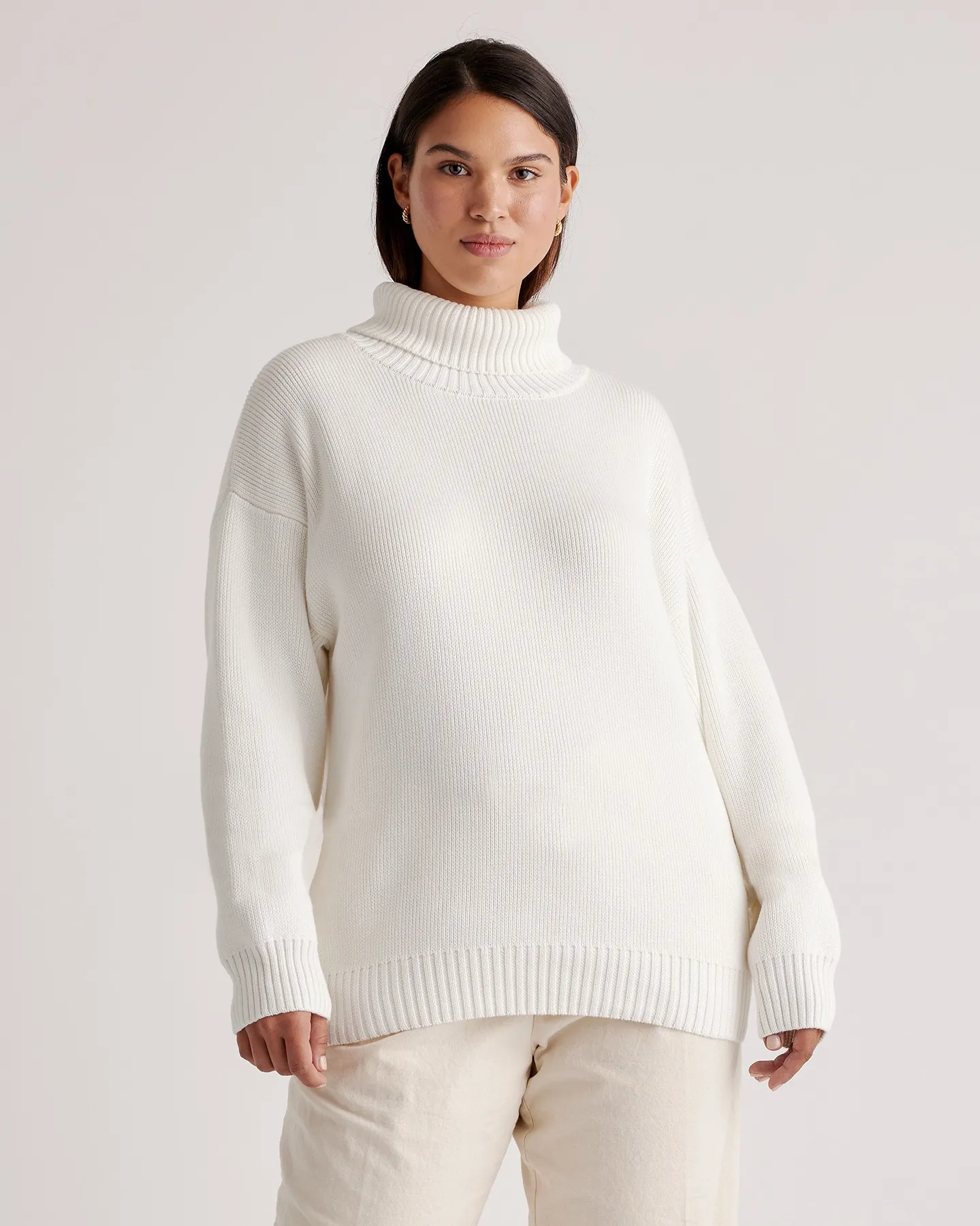 100% Organic Cotton Turtleneck Sweater