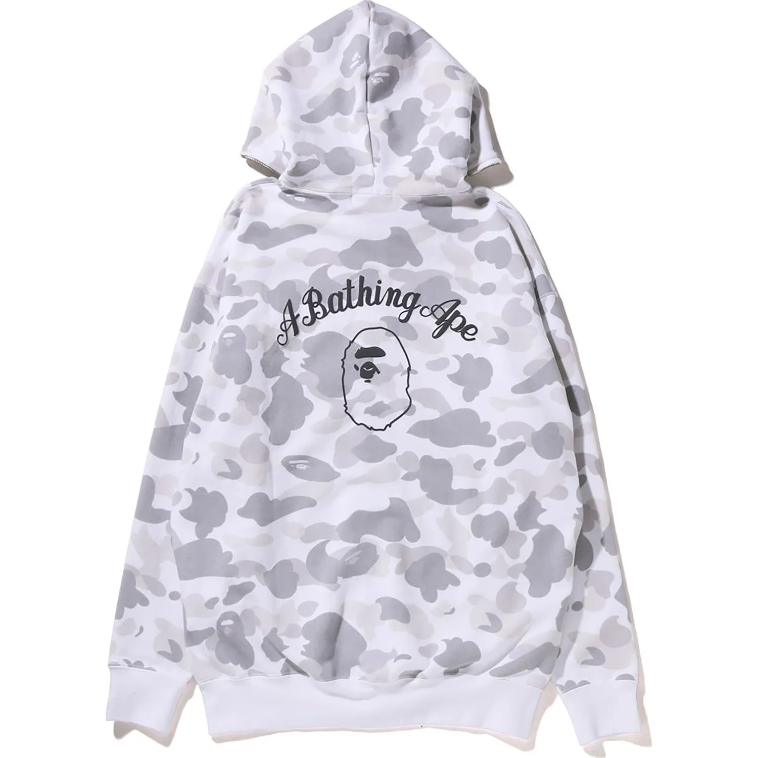 A BATHING APE COLOR CAMO OVERSIZED FULL ZIP HOODIE LADIES