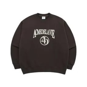 acme de la vie  |Long Sleeves Cotton Logo Sweatshirts