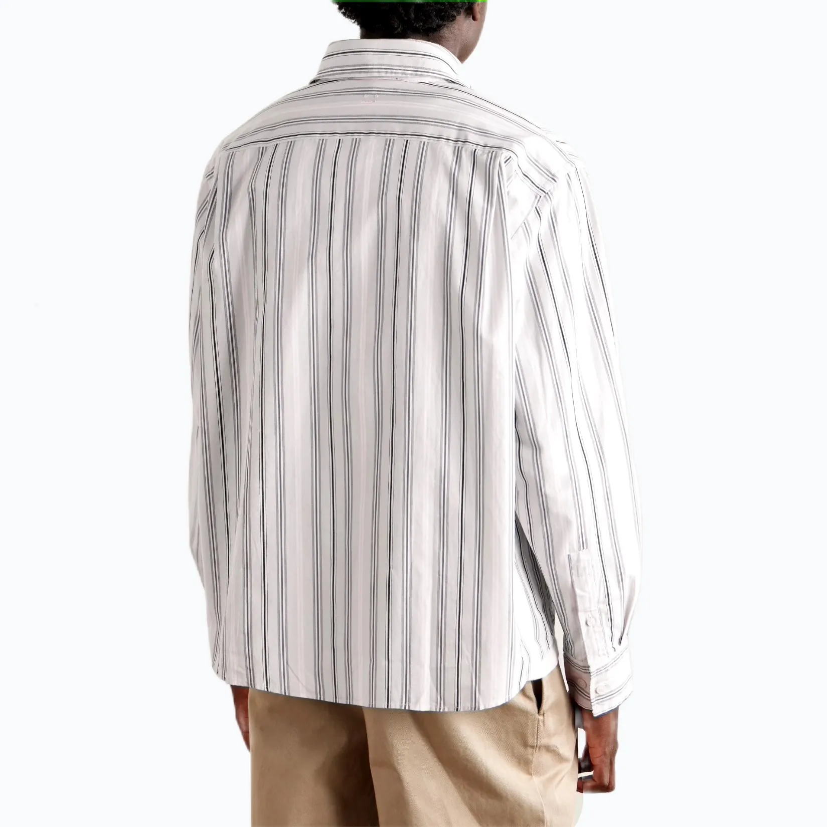 Acne Studios  |Stripes Long Sleeves Cotton Logo Designers Shirts