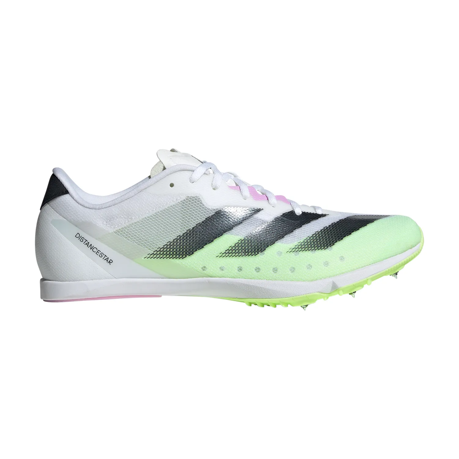 adidas adizero Distancestar  Cloud White/Core Black/Green Spark