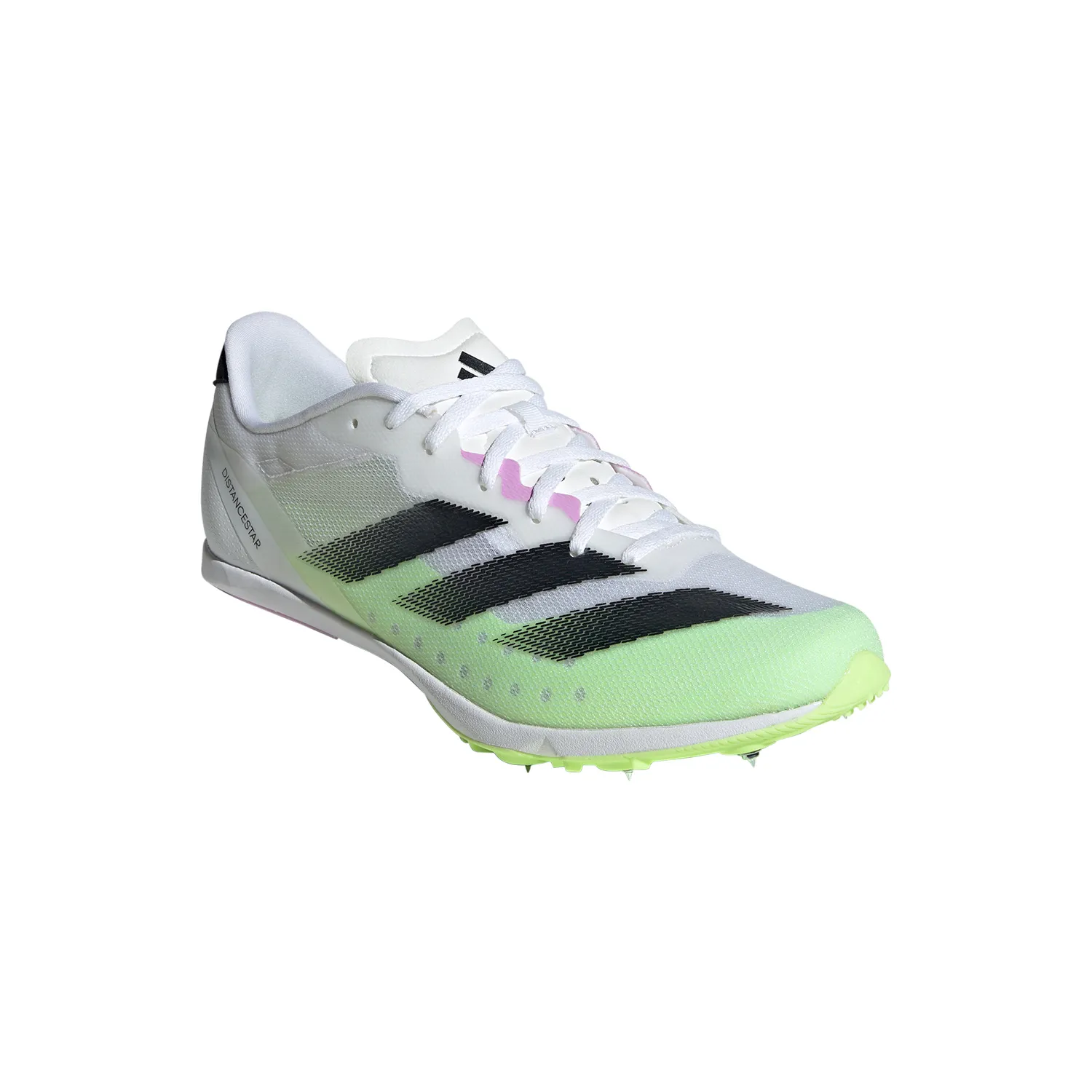 adidas adizero Distancestar  Cloud White/Core Black/Green Spark