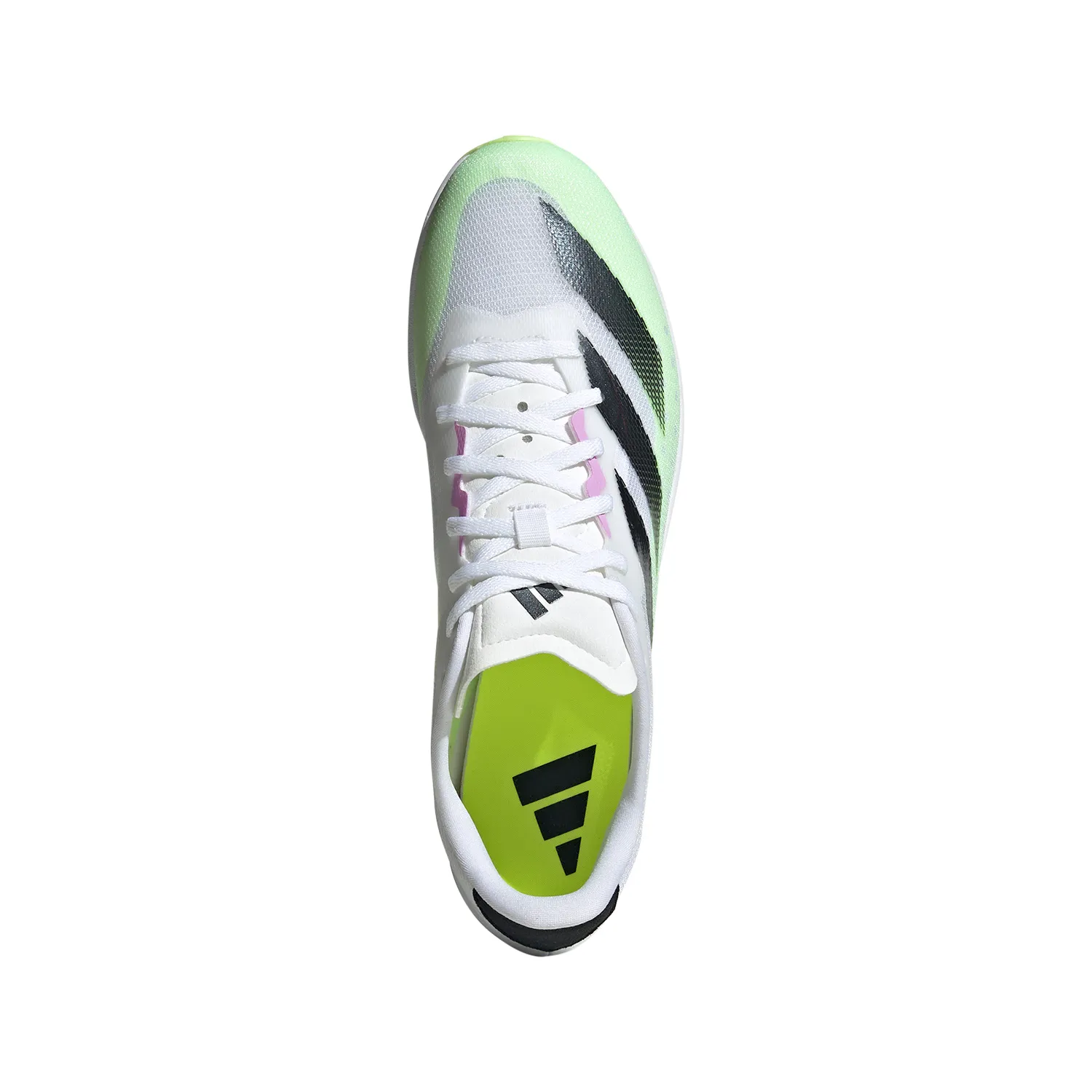 adidas adizero Distancestar  Cloud White/Core Black/Green Spark