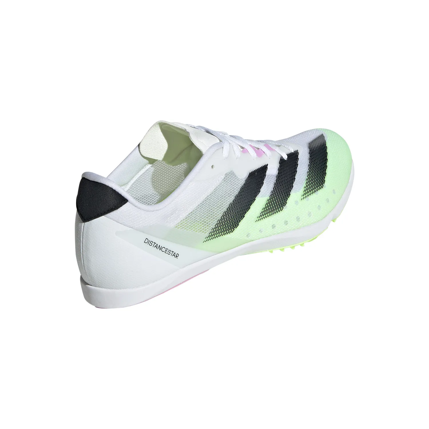 adidas adizero Distancestar  Cloud White/Core Black/Green Spark