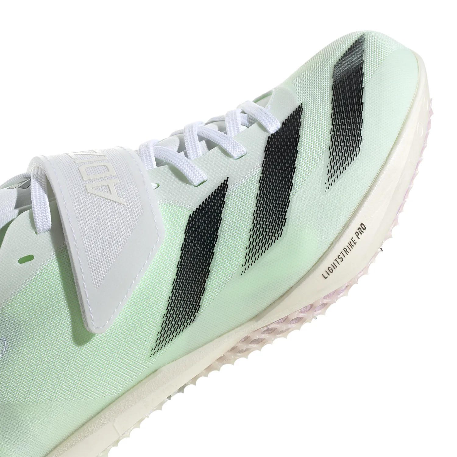 adidas adizero High Jump  Cloud White/Core Black/Green Spark