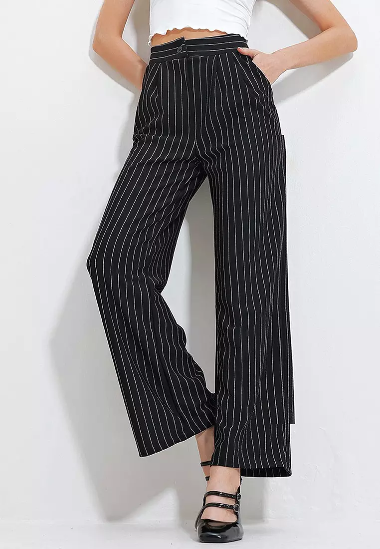 Alacati Striped Palazzo Pants