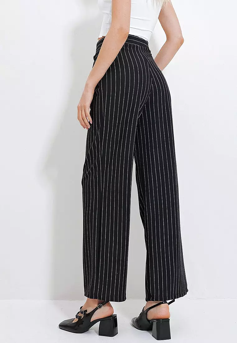 Alacati Striped Palazzo Pants