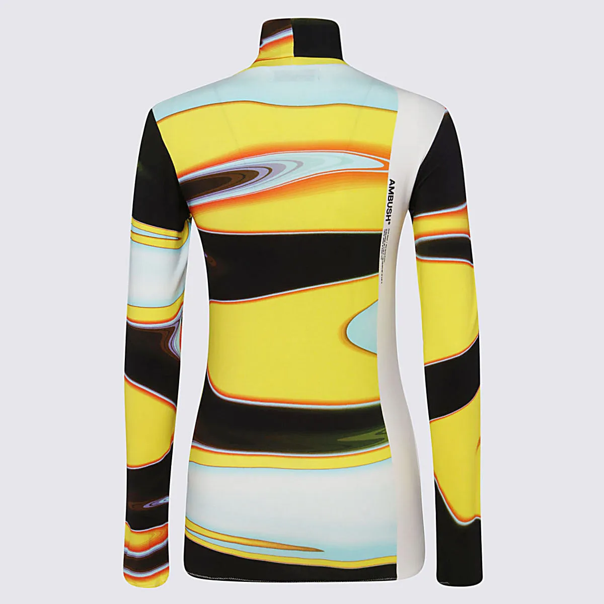 Ambush Motif Printed Turtleneck Knitted Jumper