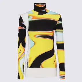 Ambush Motif Printed Turtleneck Knitted Jumper