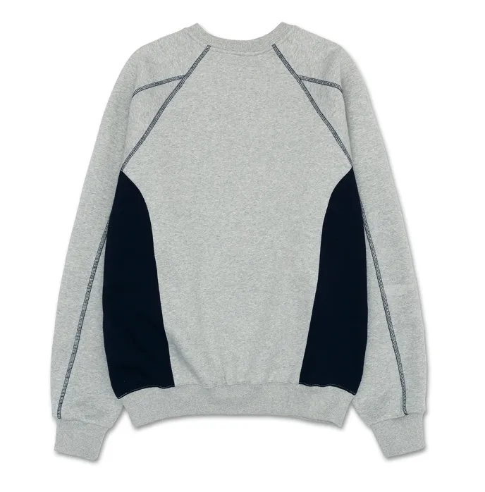 AMES-WORLDWIDE  |Unisex Studded Street Style U-Neck Long Sleeves Plain Cotton