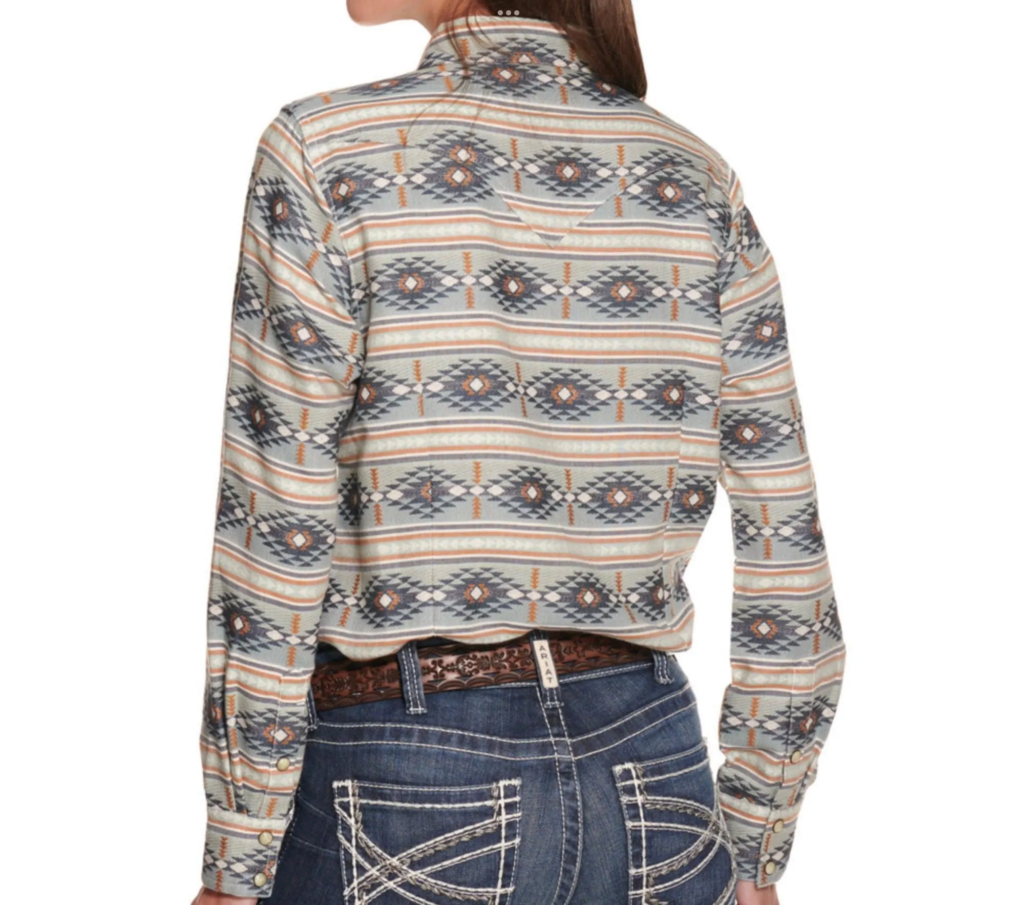 Ariat Women's  REAL  Creekside Snap Long Sleeve Western Shirt 10042293