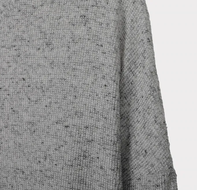 ASCLO  |Crew Neck Pullovers Unisex Linen Street Style U-Neck