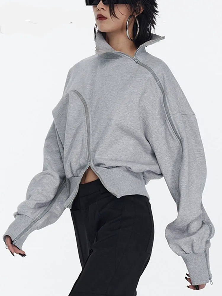 ASHORE BOUTIQUE  Unconventional Design Sweatshirts For Women