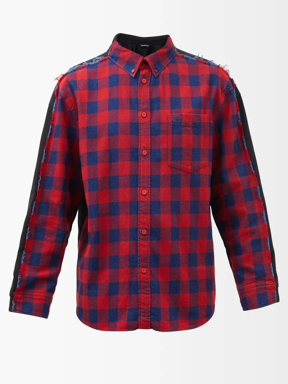 BALENCIAGA  |Other Plaid Patterns Long Sleeves Cotton Luxury