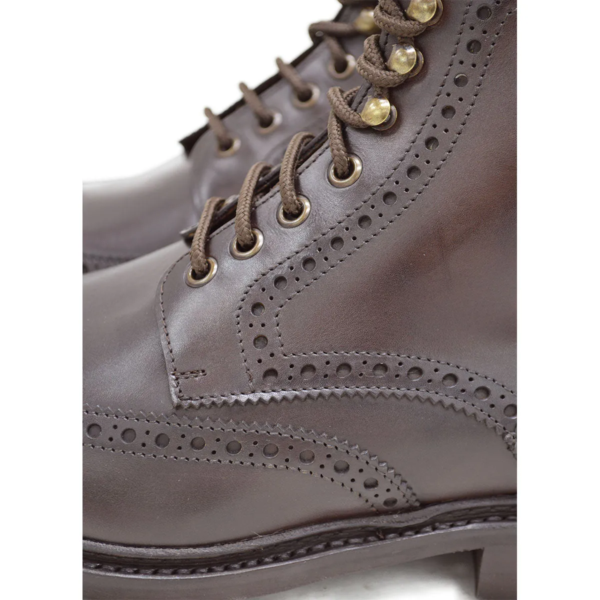 Berwick 1707 Brogue Boot (322) -Moka