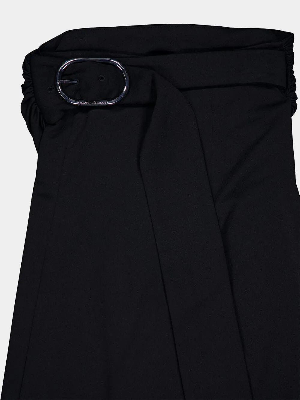 Black Wraparound Palazzo Pants