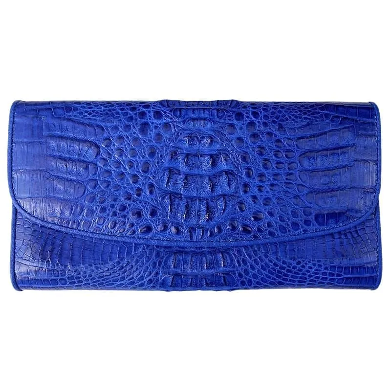 Blue Crocodile Women Wallet Purse