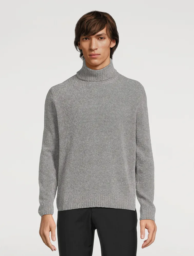 CANALI Wool-Blend Turtleneck Sweater