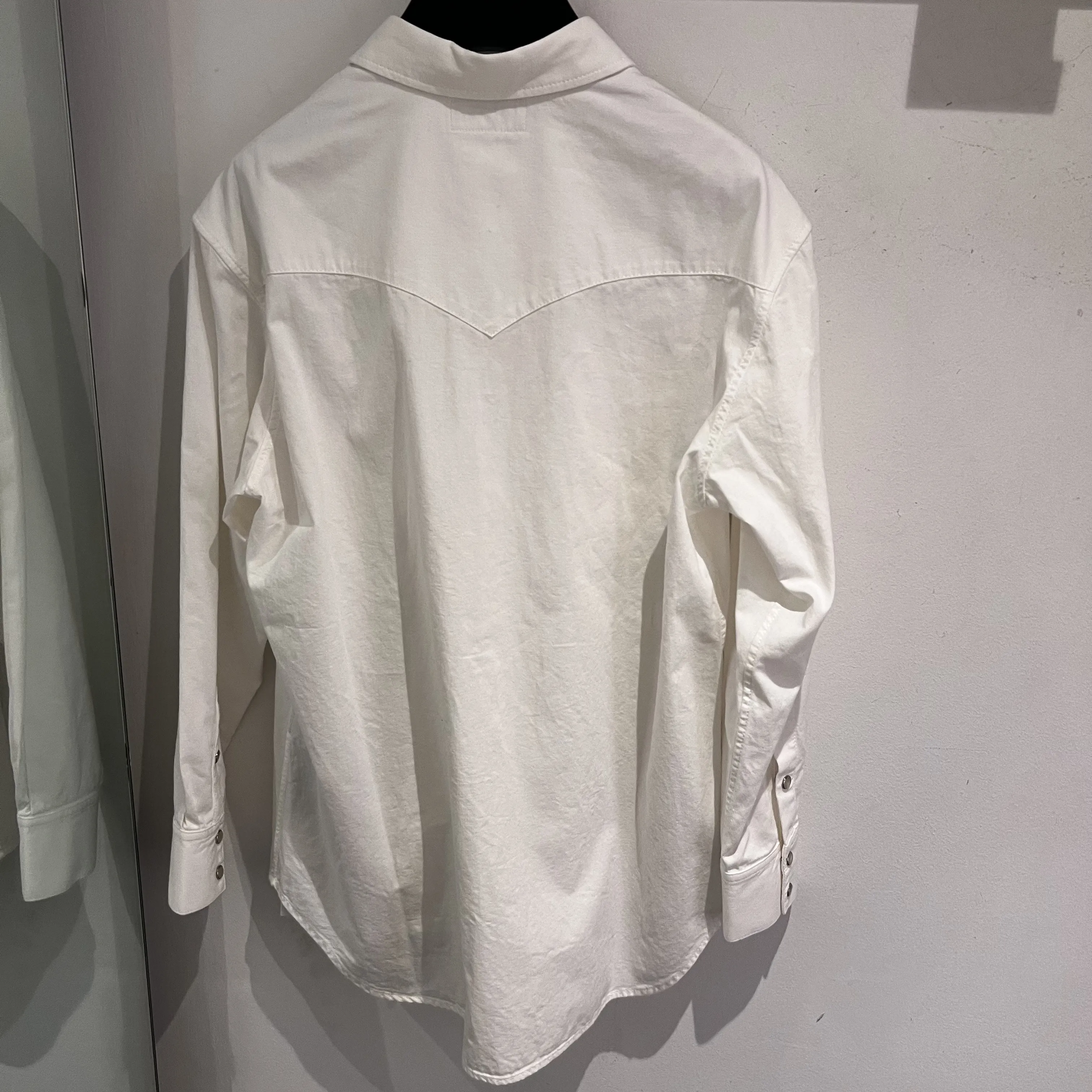 CELINE  |Long Sleeves Plain Cotton Luxury Shirts