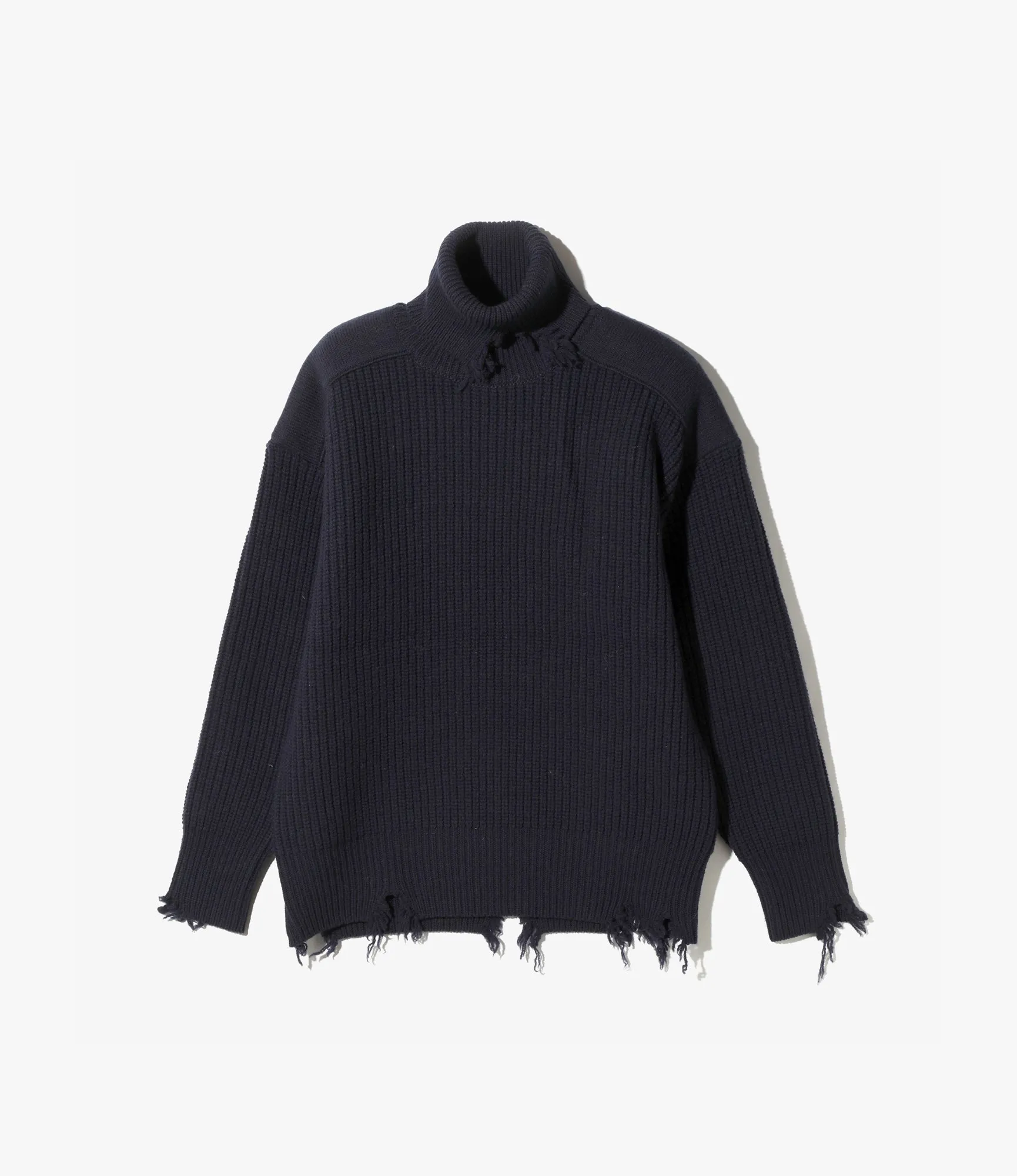 Commando Turtleneck Sweater –Navy