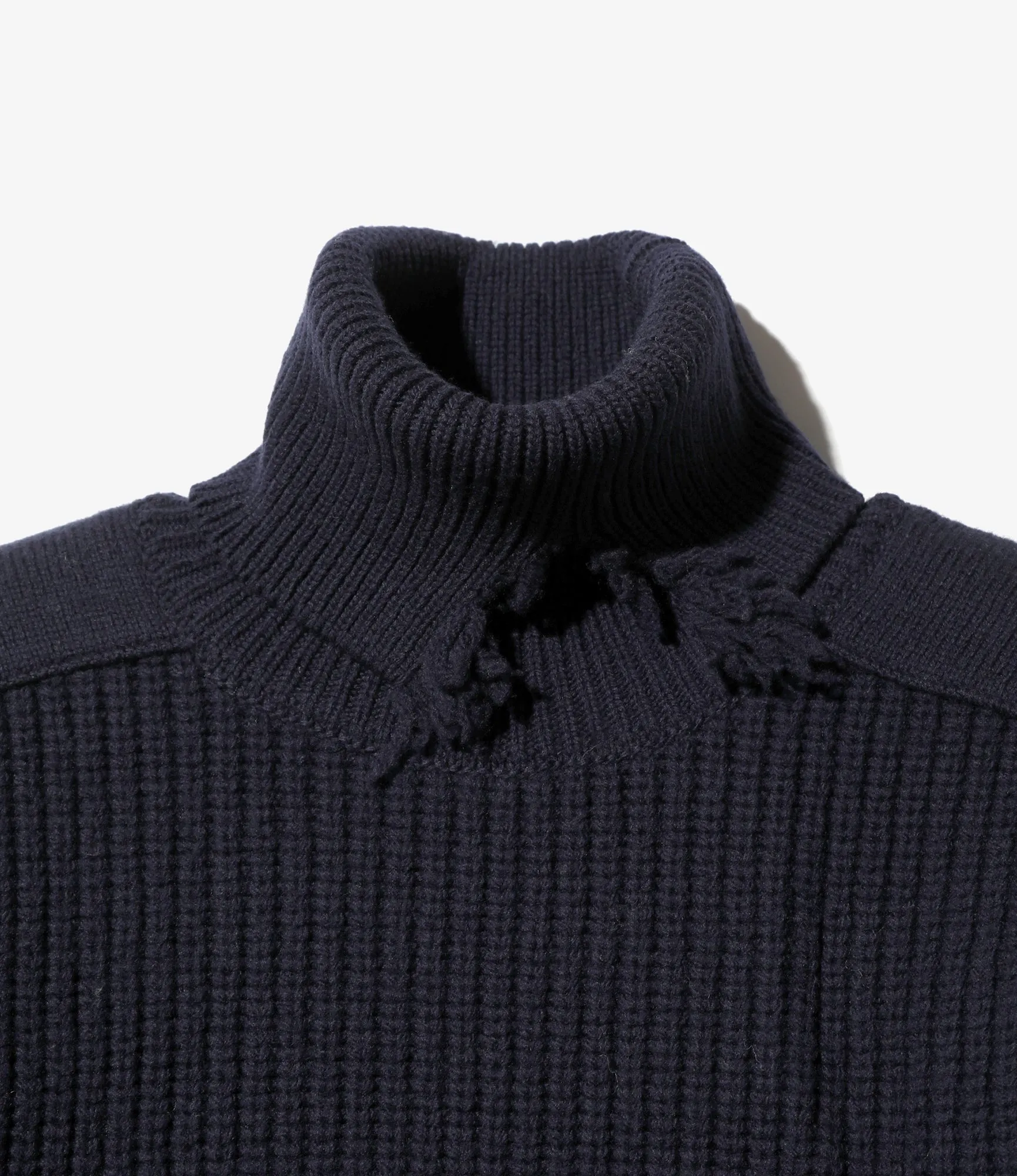 Commando Turtleneck Sweater –Navy