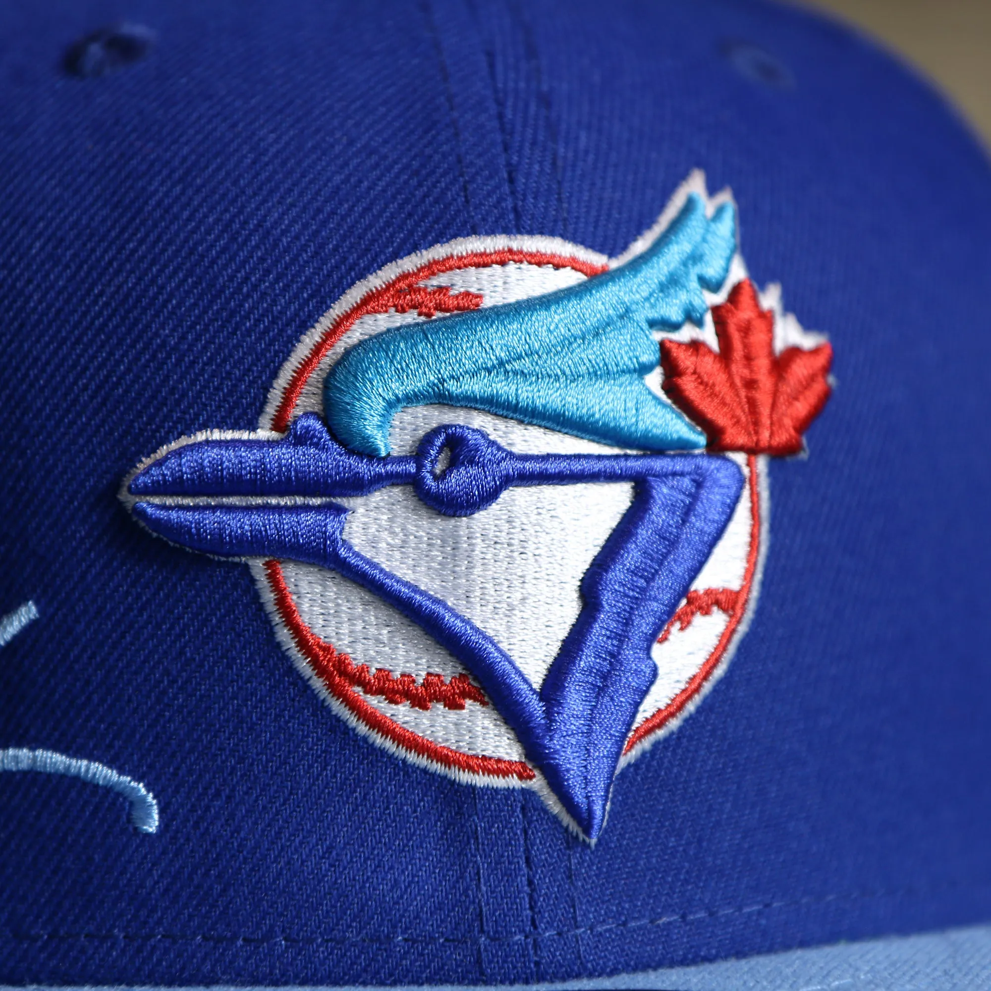 Cooperstown Toronto Blue Jays MLB Side Font Green Bottom 9Fifty Snapback Cap | Royal Blue Snap Cap