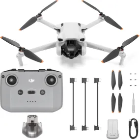 DJI Mini 3 Aerial Drone Camera with RC-N1 Remote Controller Set