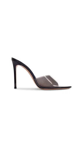 Elle PVC Mule - Black