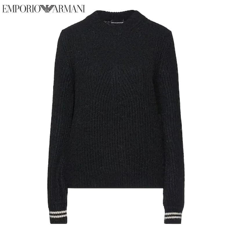 EMPORIO ARMANI  |Long Sleeves V-neck & Crew neck