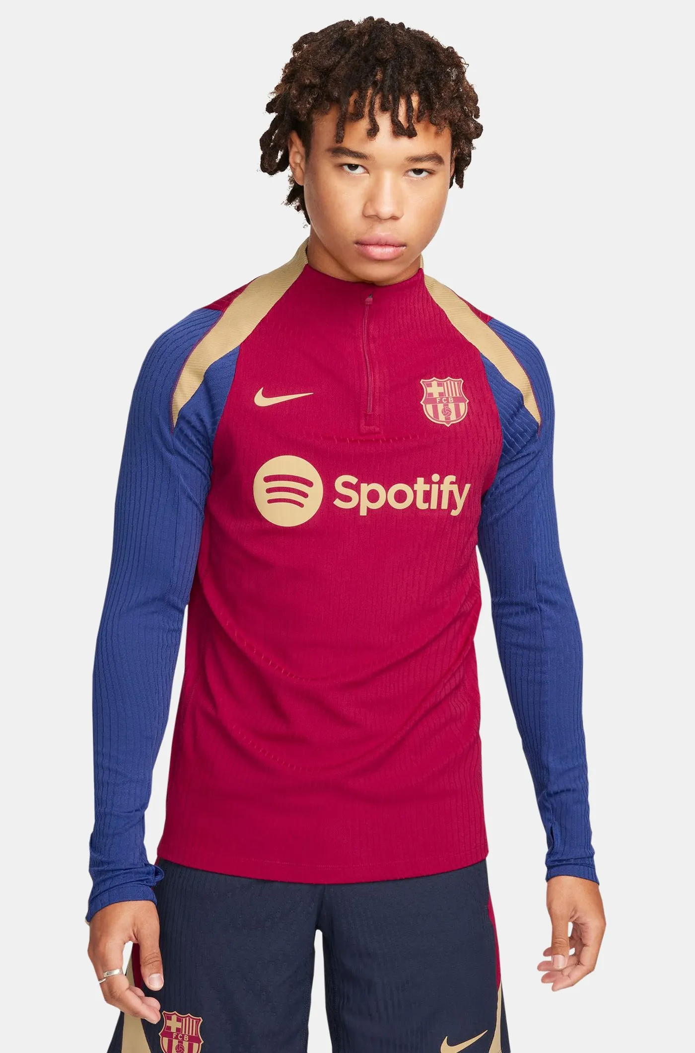 FC Barcelona garnet training sweatshirt 23/24 - Player's Edition