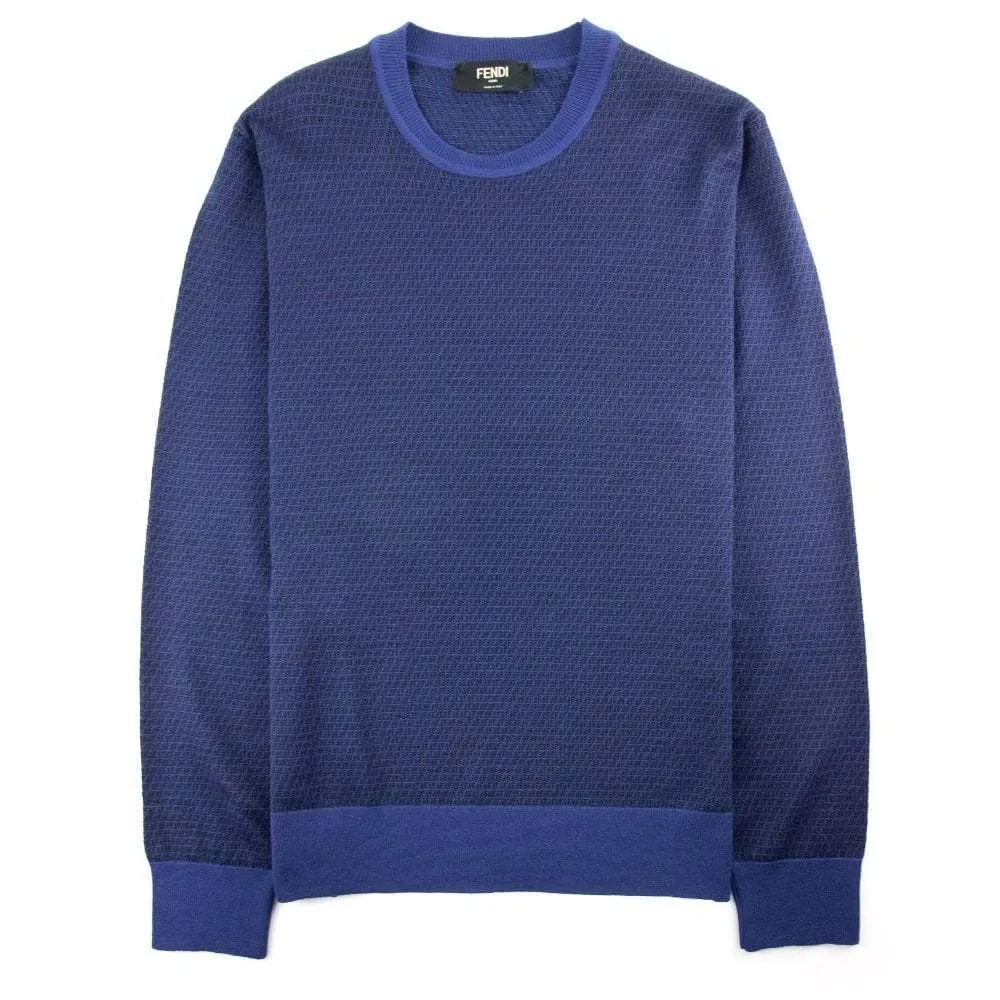 FENDI  |Crew Neck Wool Long Sleeves Logo Luxury Sweaters