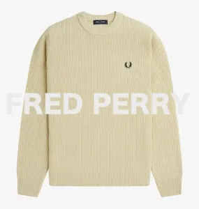 FRED PERRY  |Wool Long Sleeves Logo Sweaters