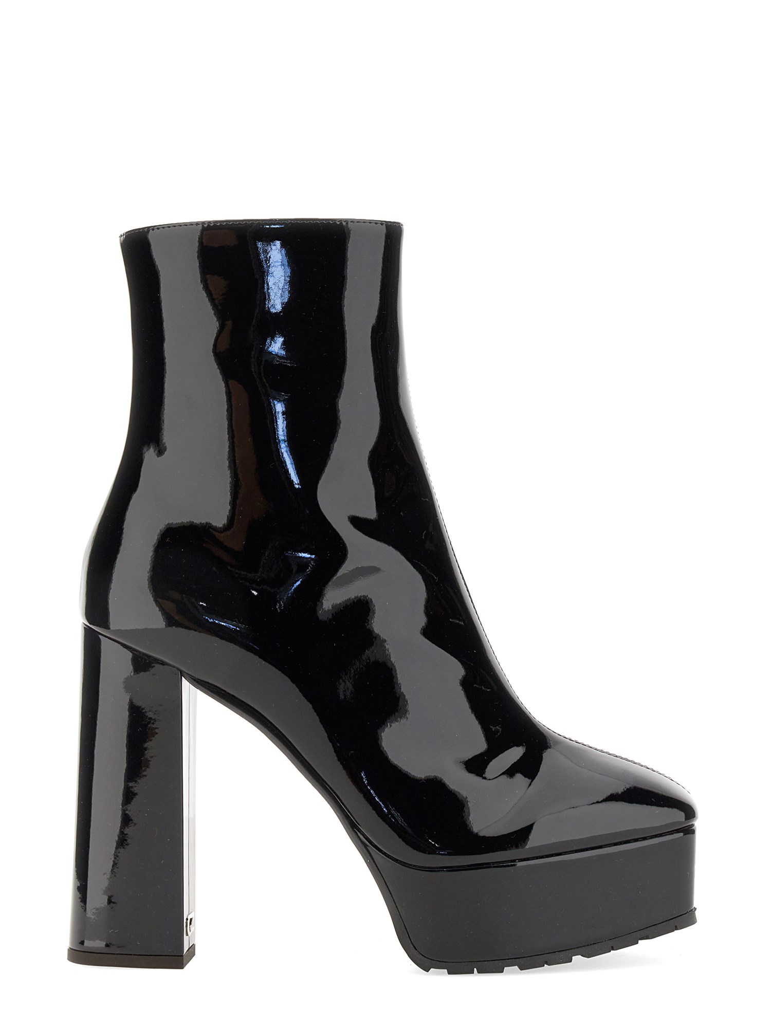 GIUSEPPE ZANOTTI    FAUX LEATHER BOOT WITH PLATFORM