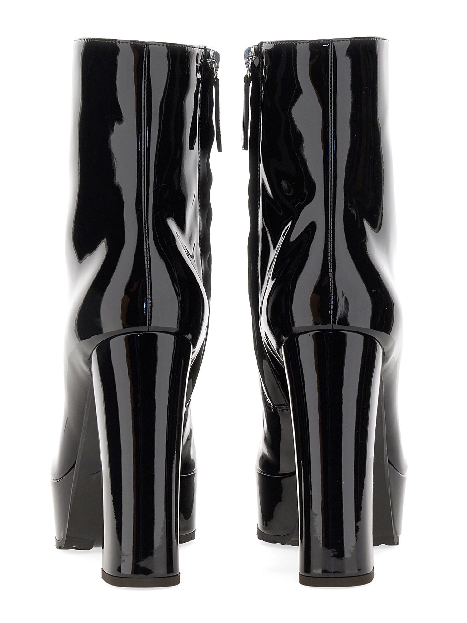 GIUSEPPE ZANOTTI    FAUX LEATHER BOOT WITH PLATFORM