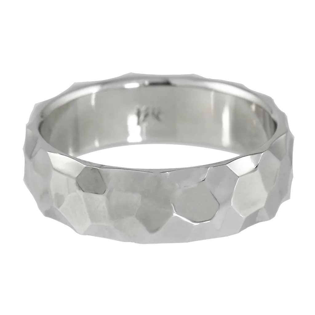 High Shine Hammered Band