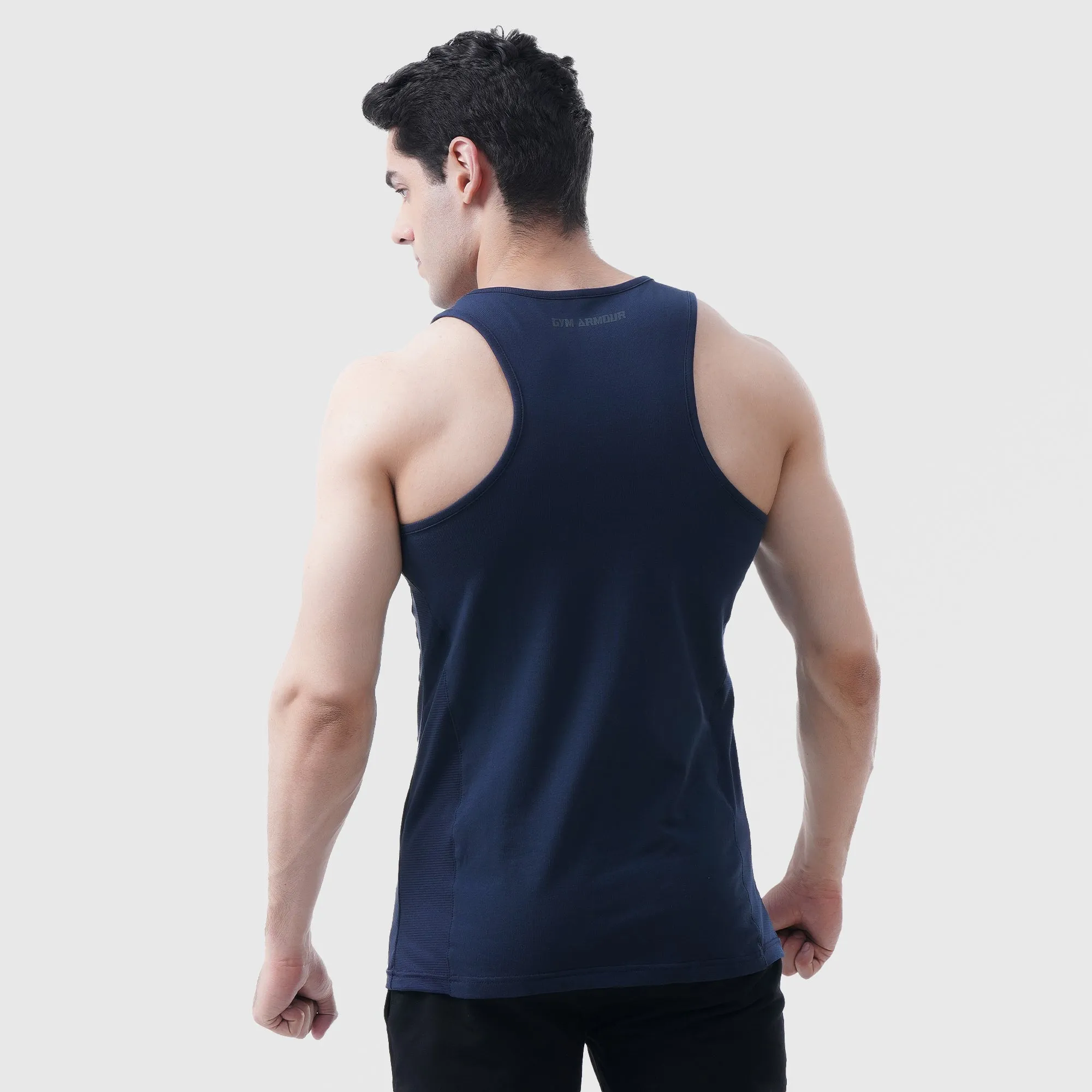 Invincible Athletic Tank (Dark Blue)