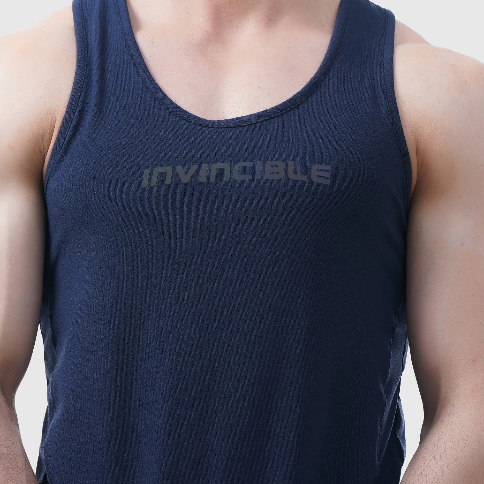 Invincible Athletic Tank (Dark Blue)