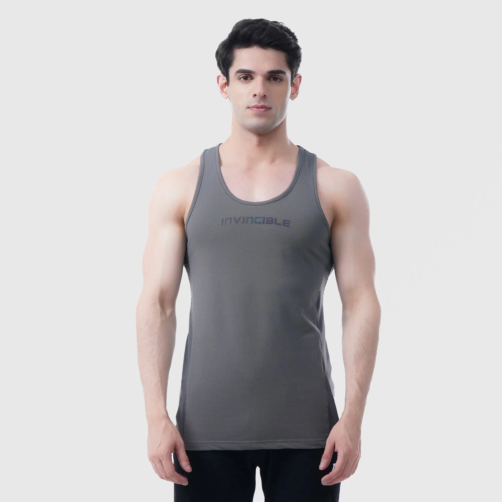 Invincible Athletic Tank (Dark Grey)