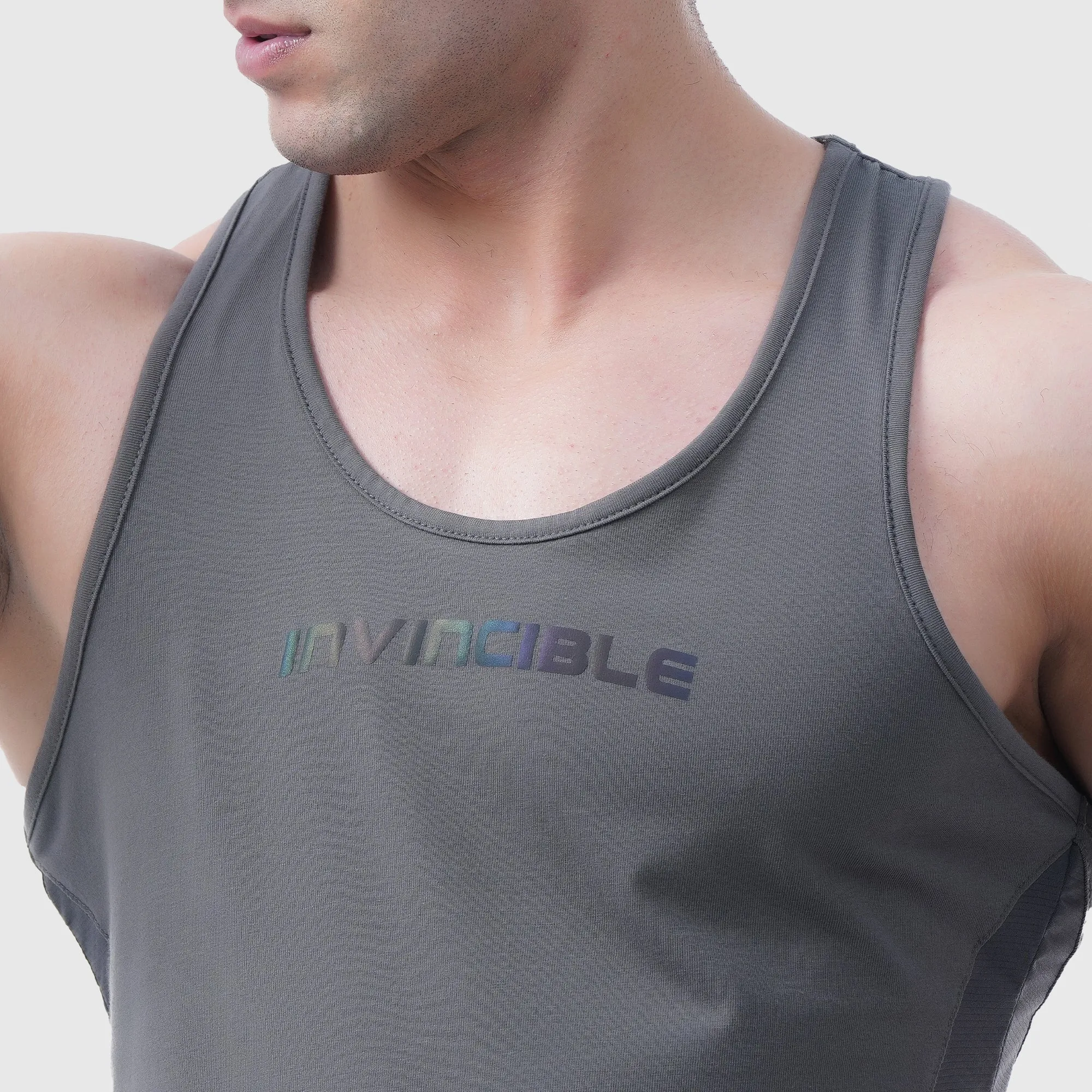 Invincible Athletic Tank (Dark Grey)