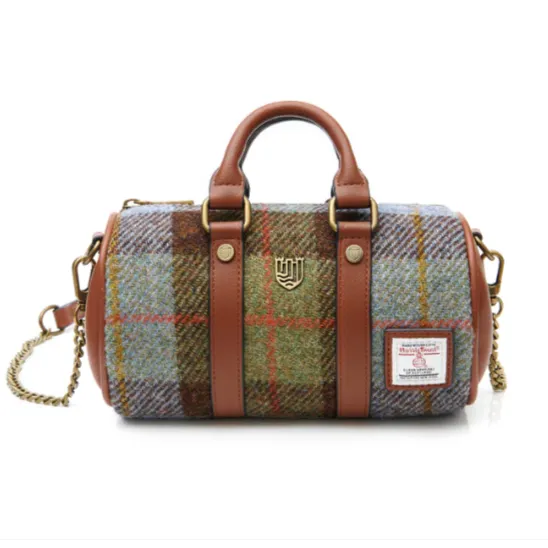 Islander Mini Duffel Bag with Harris Tweed