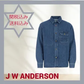 J W ANDERSON  |Long Sleeves Plain Cotton Designers Shirts