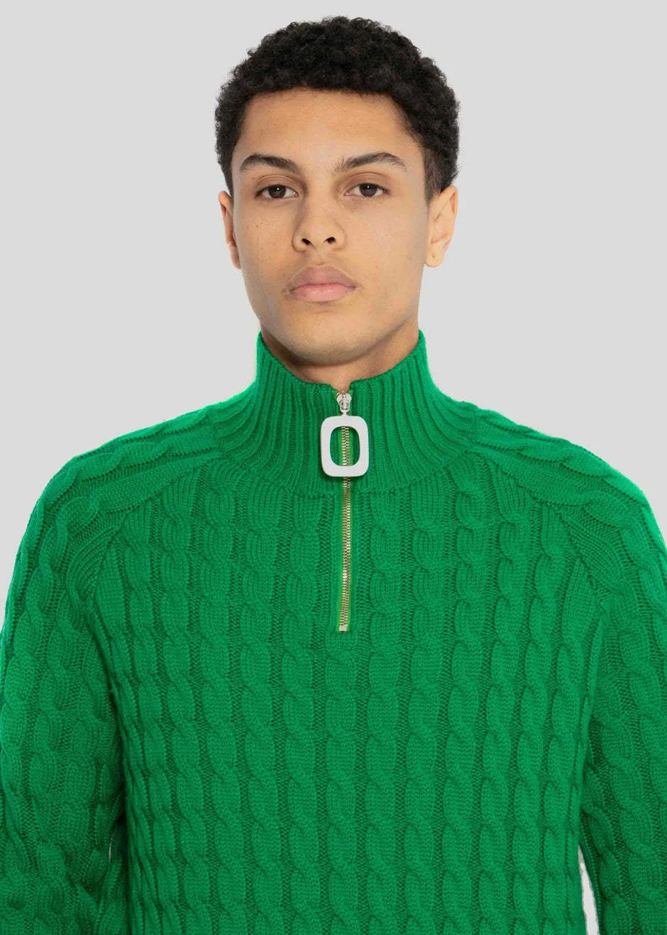 J W ANDERSON  |Unisex Wool Long Sleeves Designers Sweaters