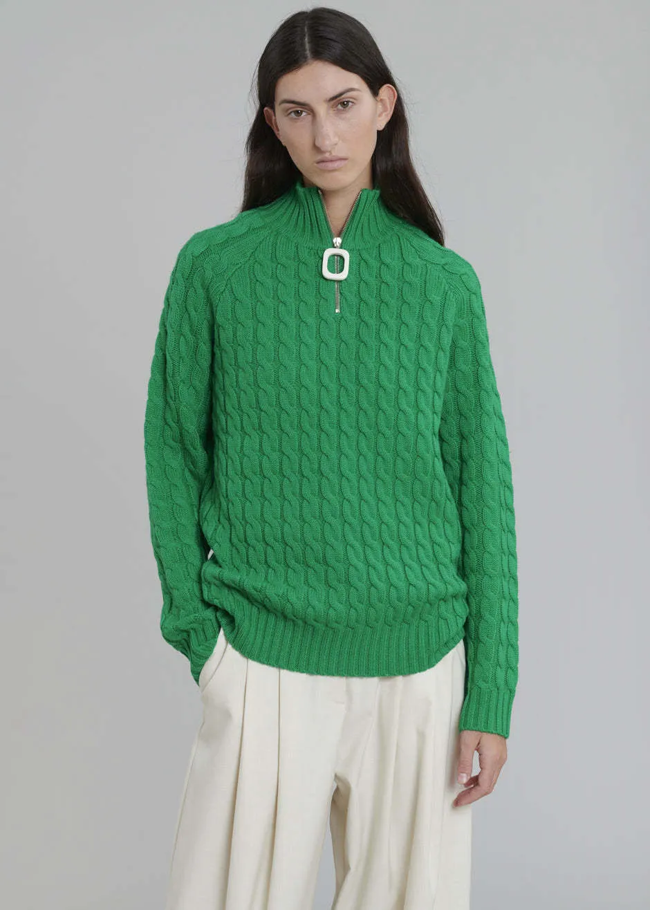 J W ANDERSON  |Unisex Wool Long Sleeves Designers Sweaters