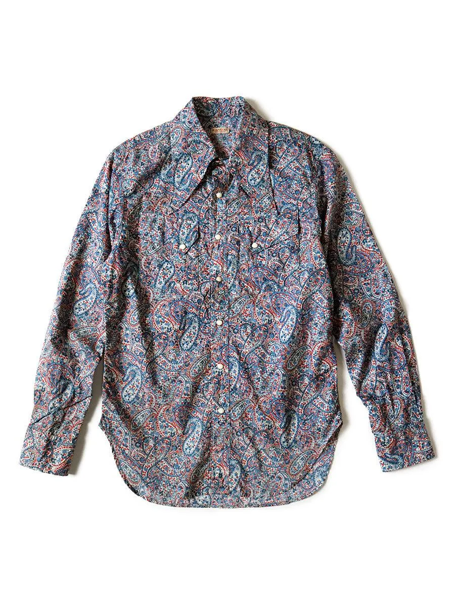 Kapital Lone Paisley Rangle Color Western Shirt K2204LS063