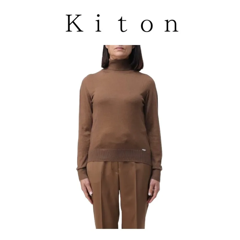 Kiton  |Long Sleeves Plain V-neck & Crew neck