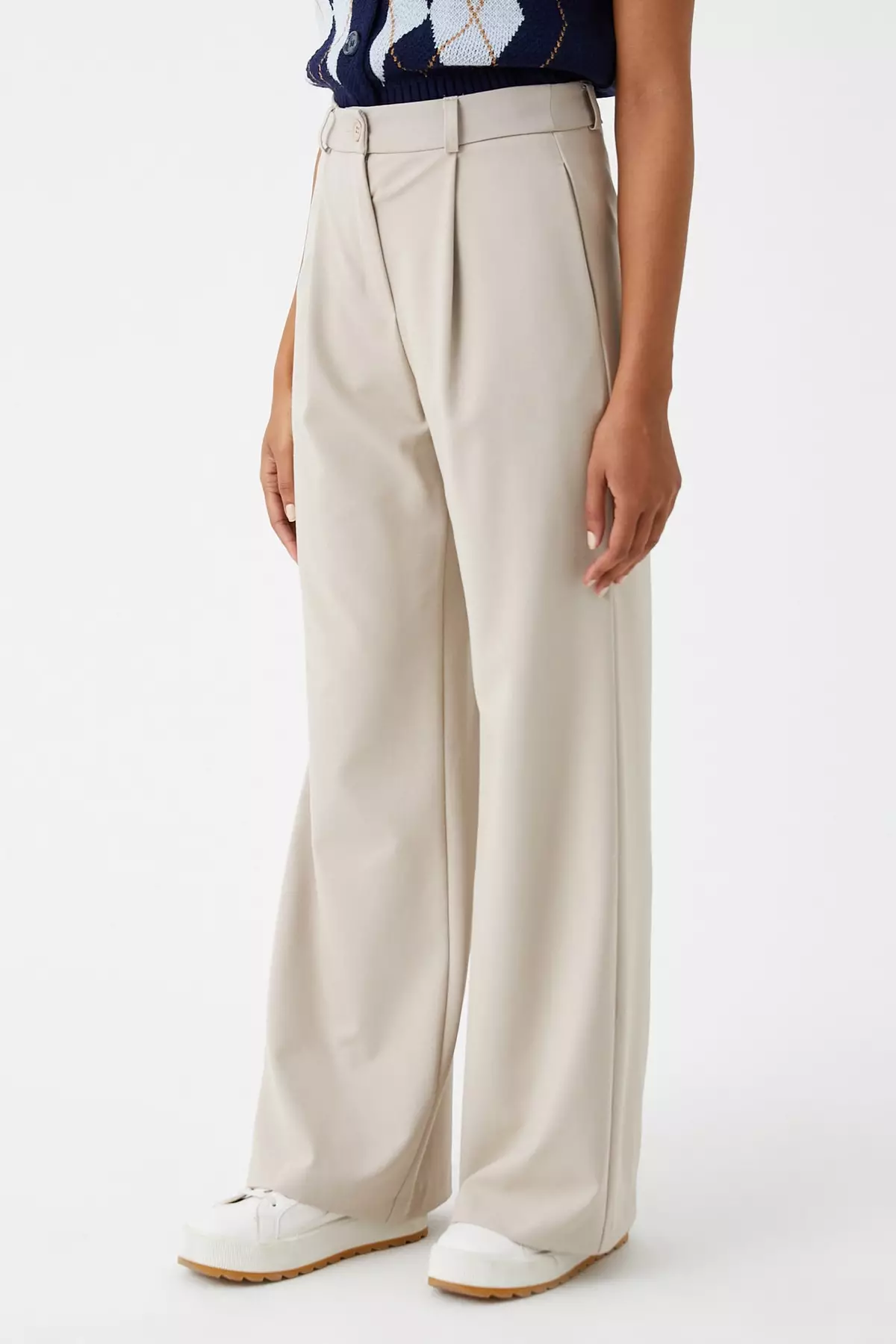 KOTON Palazzo Pants Pleated