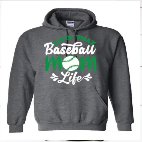 Livin that baseball mom life DTF print