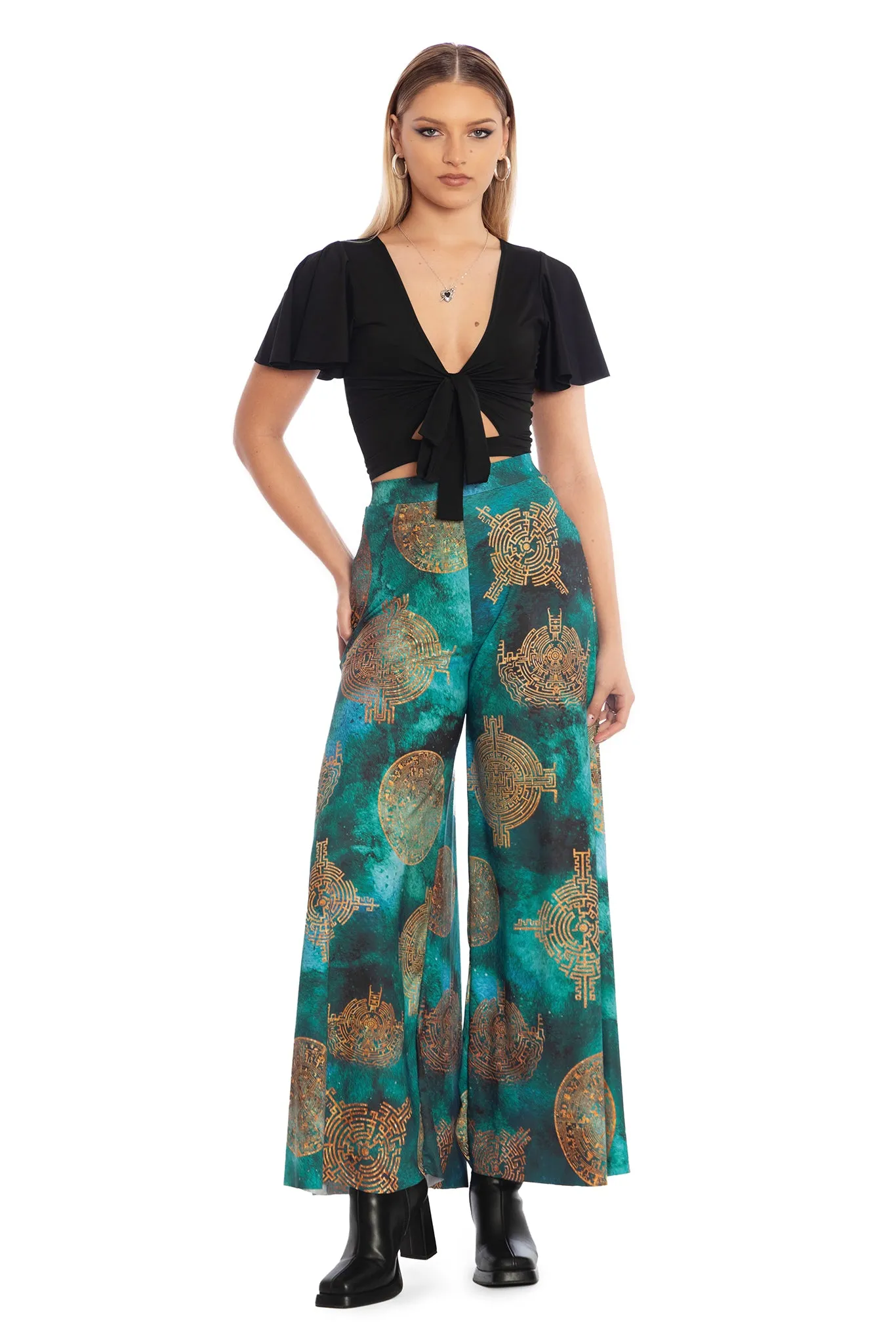 Lost Atlantis Palazzo Pants