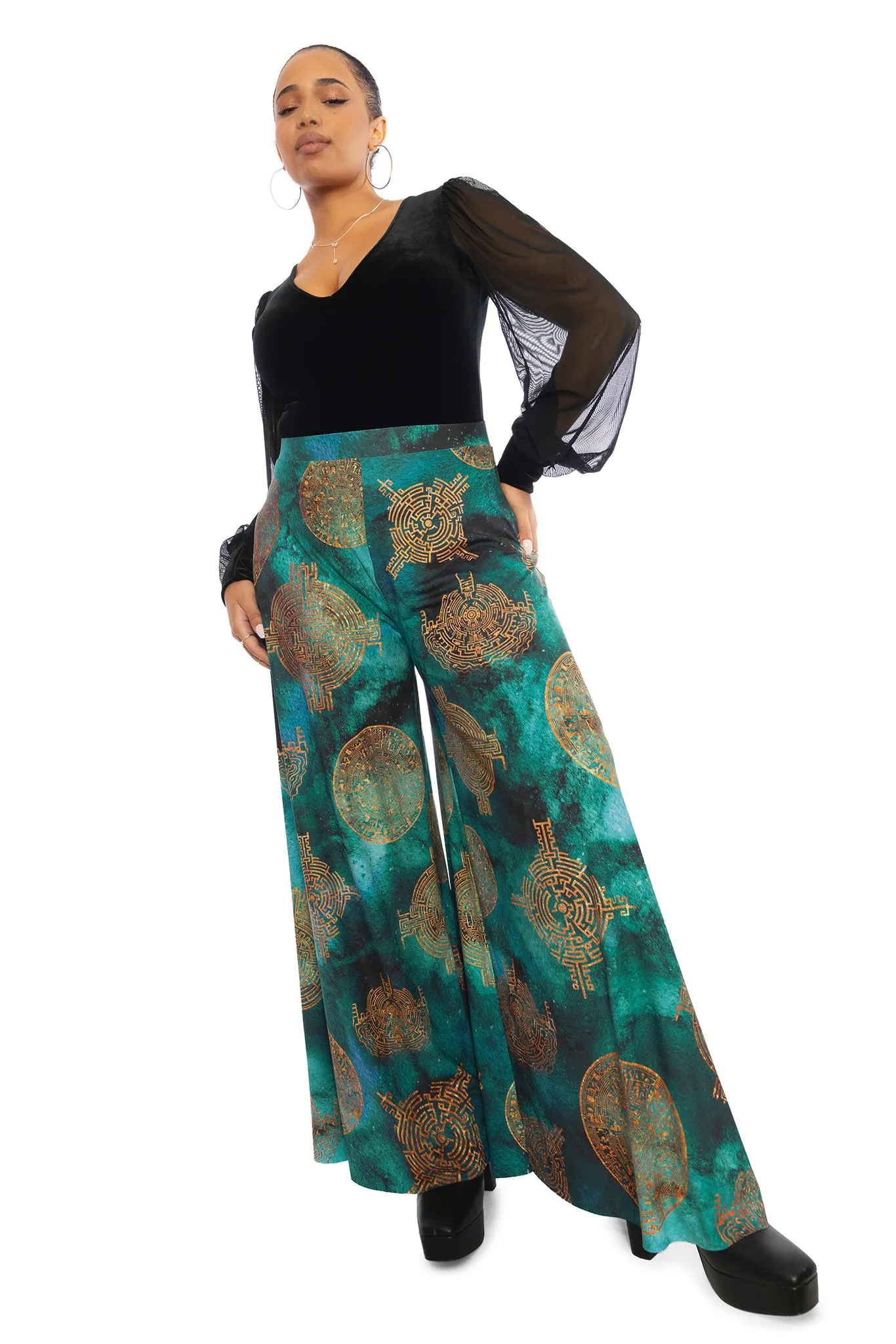 Lost Atlantis Palazzo Pants